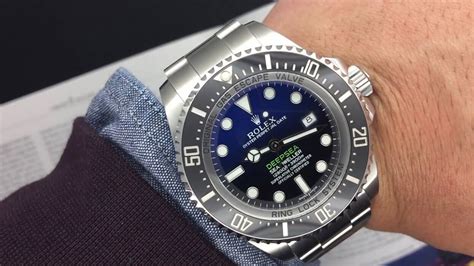 rolex deepsea blue dial replica|rolex deepsea dweller.